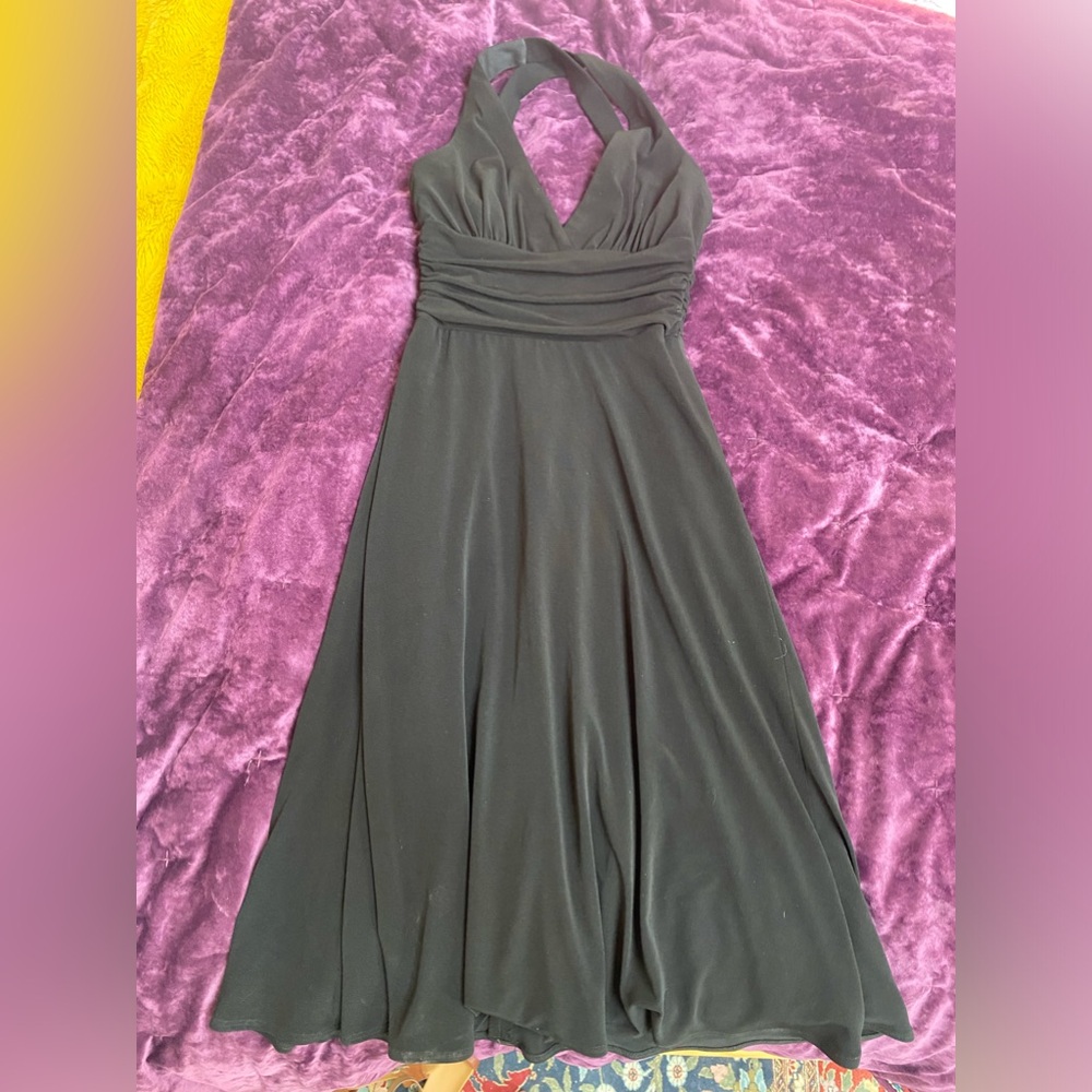 Laundry by Shelli Segal back cross strap dress - Picture 2 of 4